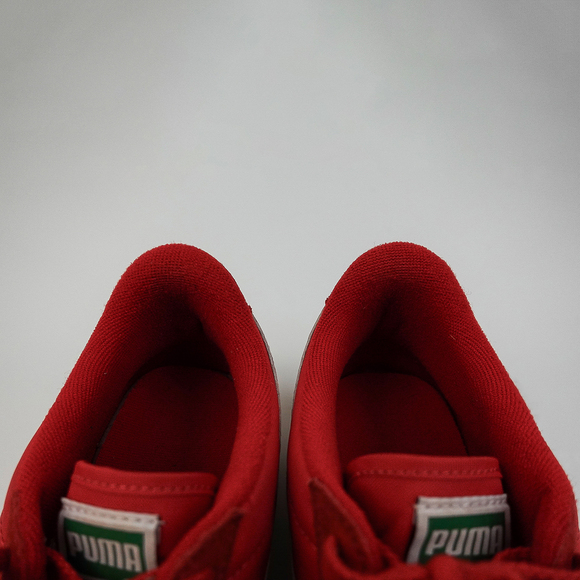 Puma Red White Foam Gum Sole Suede Nylon Easy Rider Vintage Sneakers - 8 - Picture 8 of 11